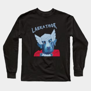 Labrador Superhero Long Sleeve T-Shirt